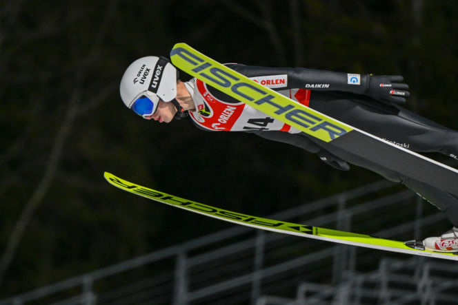 Utalentowany polski skoczek, Kacper Tomasiak