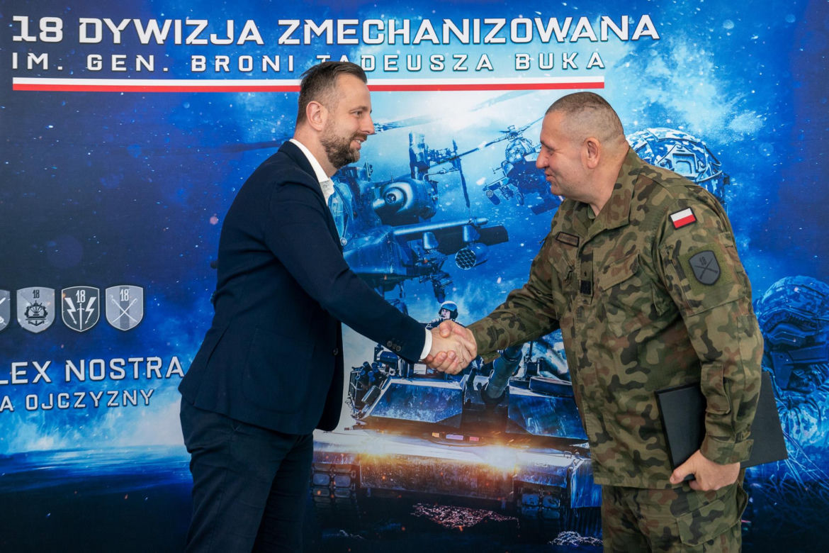 Władysław Kosiniak-Kamysz odwiedził sztab 18. Dywizji Zmechanizowanej