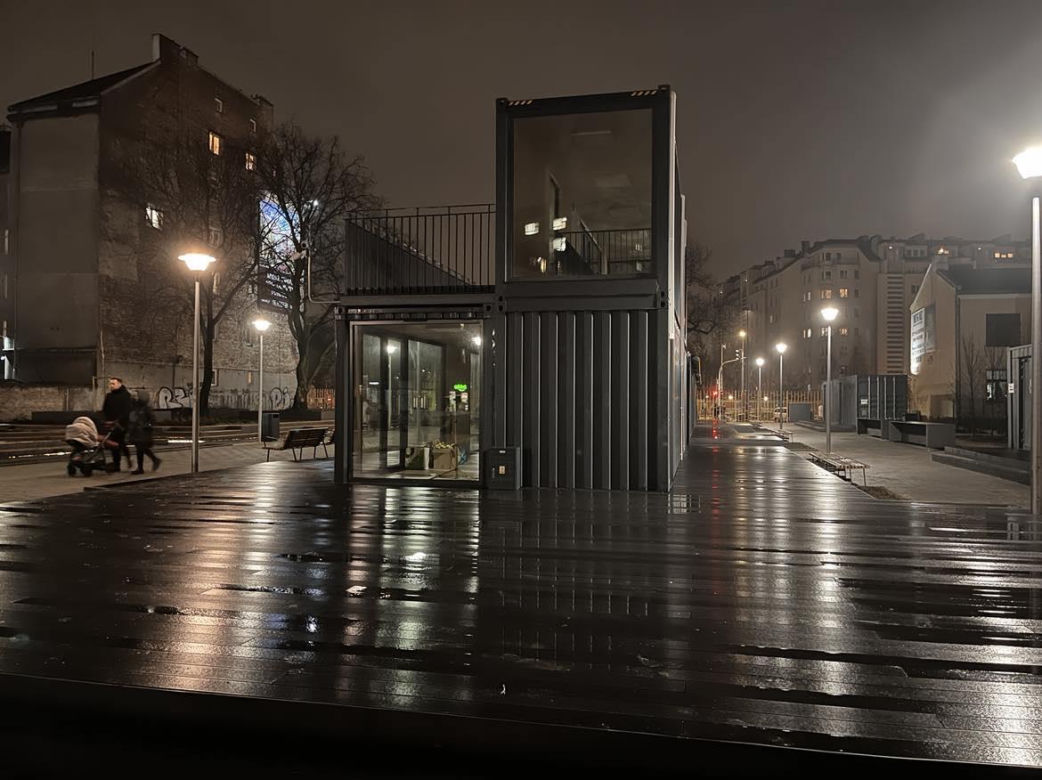 Centrum Lokalne Kamionek w Warszawie w miejscu dawnego bazaru Rogatka