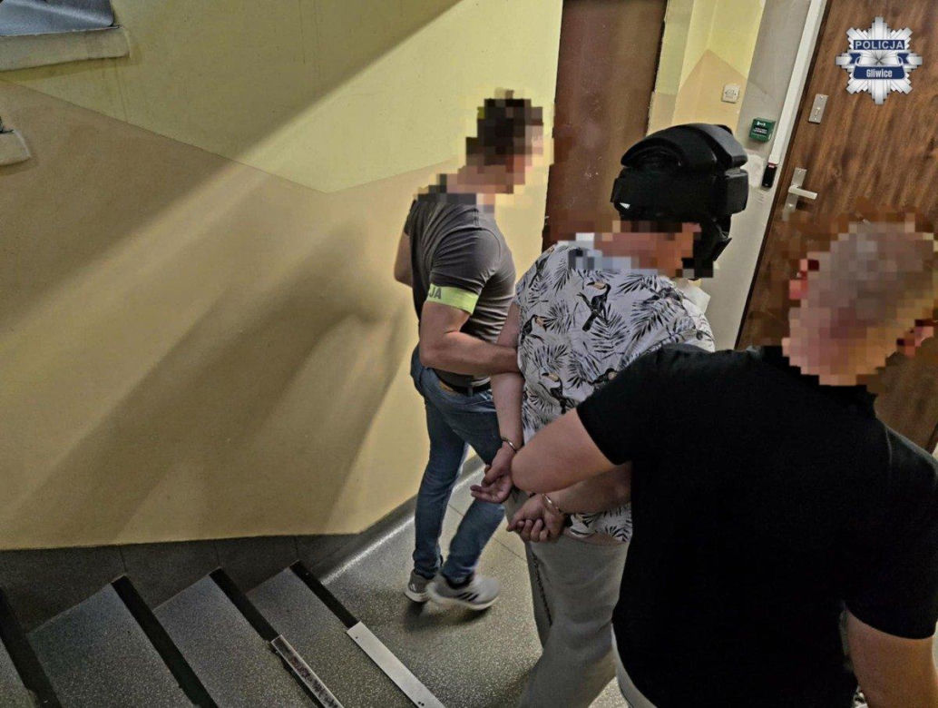 Zatrzymany przed przedszkolem w Gliwicach