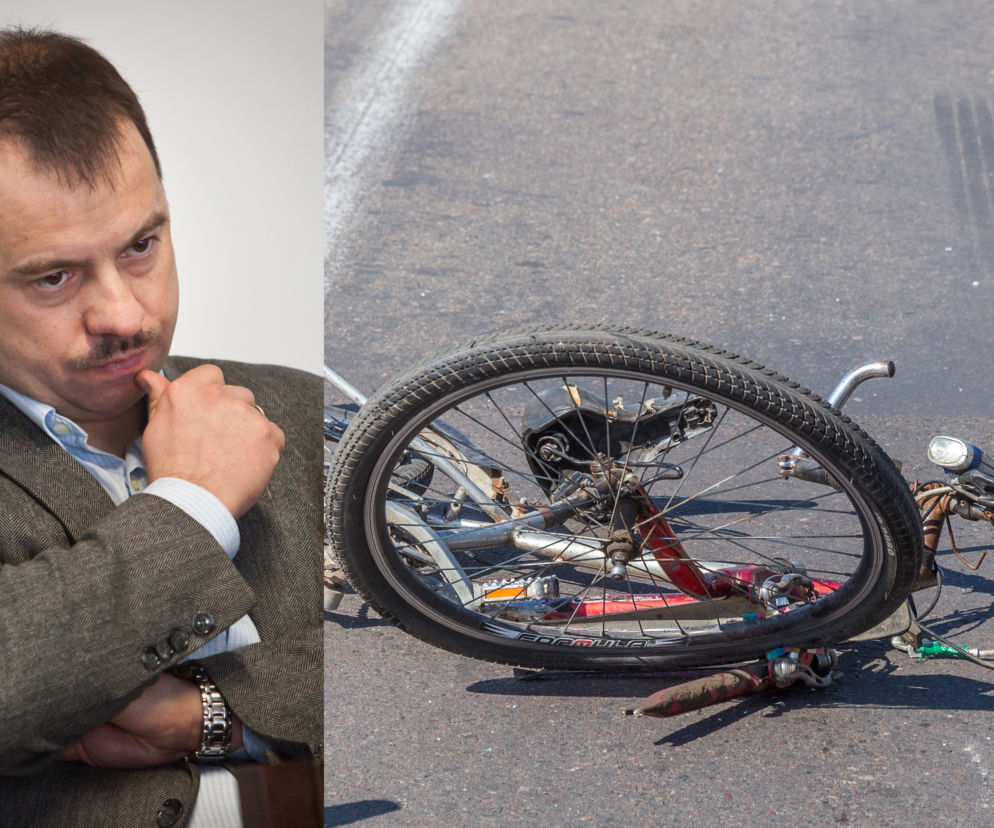 Artur Zawisza potracił rowerzystkę