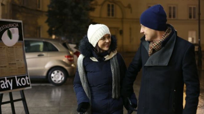 M jak miłość odc. 1231. Kinga (Katarzyna Cichopek), Piotrek (Marcin Mroczek)