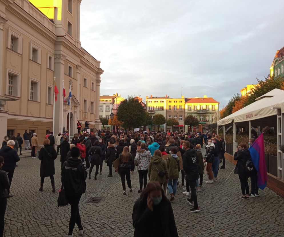 środowy protest w Lesznie