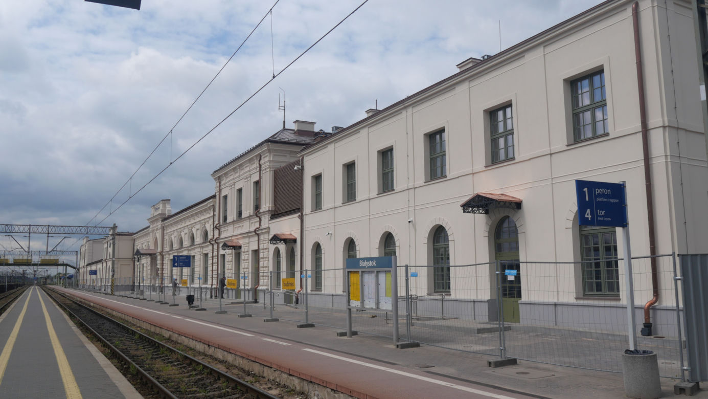 Dworzec PKP w Białymstoku już cieszy oko! Inwestycja kosztowała ponad 36 milionów złotych