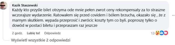 Komentarz Kazika Staszewskiego