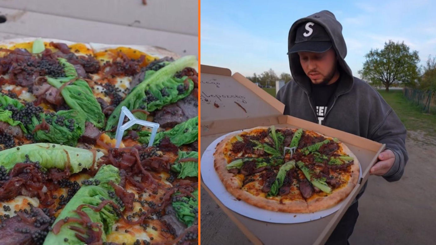 Książulo zjadł najdroższą pizzę w Polsce za 1500 zł. Czy było warto?