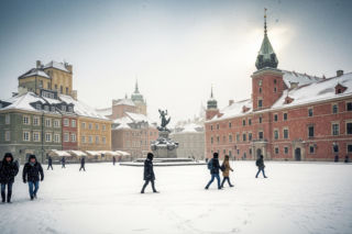 Śnieżny atak w Warszawie! Sprawdź, co dzieje się 25.01.2026!