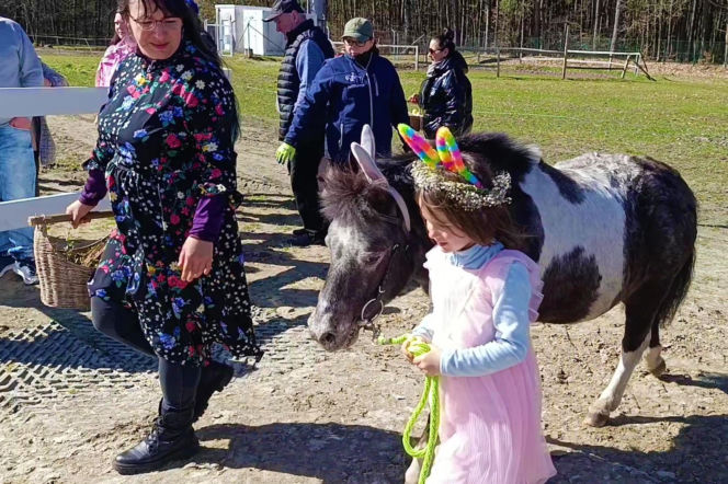 Konna święconka w Szczecinie