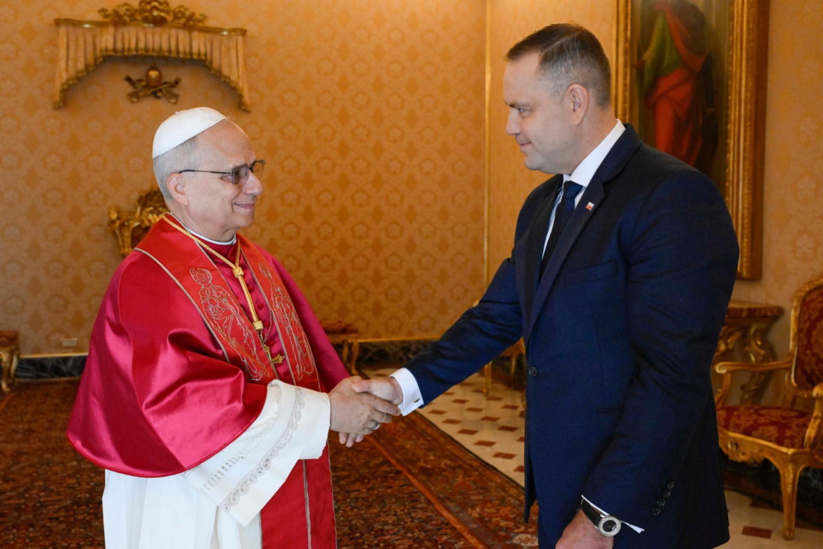 Papież Leon XIV rozmawiał z prezydentem Nawrockim