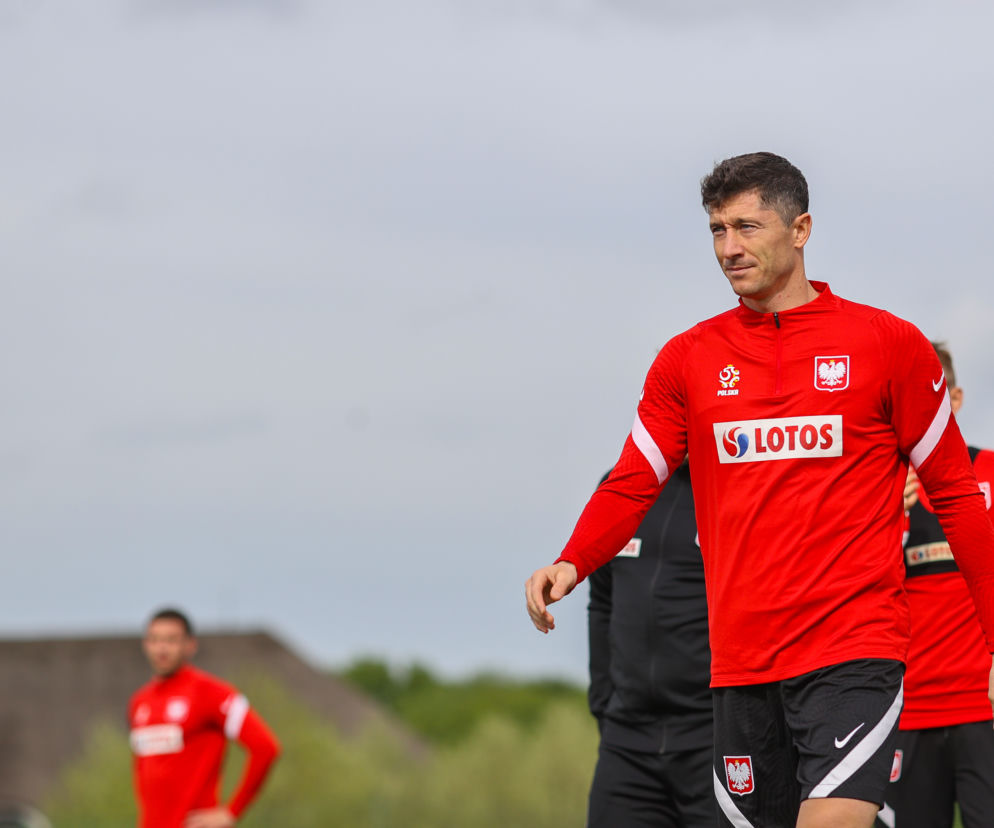 Robert Lewandowski nie wziął udziału w porannym treningu reprezentacji Polski