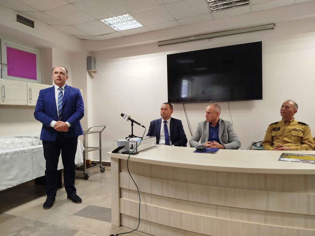 Powiatowe ćwiczenia strażackie w szpitalu wojewódzkim w Siedlcach
