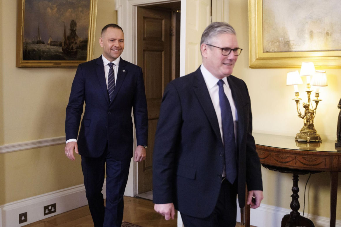 Karol Nawrocki, Keir Starmer