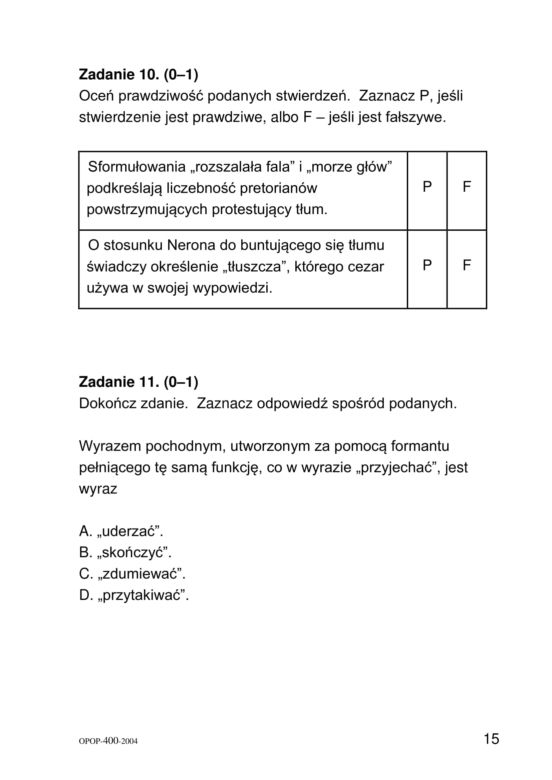 Egzamin ósmoklasisty 2020 - arkusz egzaminacyjny z jęz. polskiego