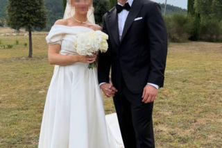 Borys Szyc i Justyna Szyc-Nagłowska na weselu we Włoszech
