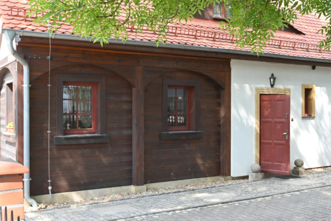 Bogatynia nowy dom przysłupowy jedyny w mieście