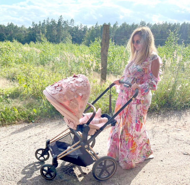Joanna Kurska i córka Anna