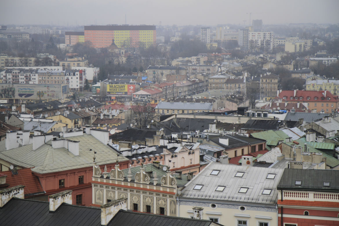 Panorama Lublina widziana z Wieży Trynitarskiej