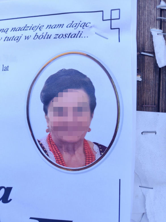 Zofia przyjechała z USA, by opiekować się mężem. Pasierb zamordował ją w owczarni
