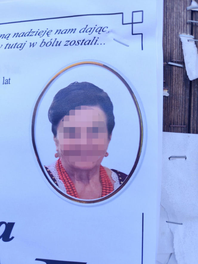 Zofia przyjechała z USA, by opiekować się mężem. Pasierb zamordował ją w owczarni