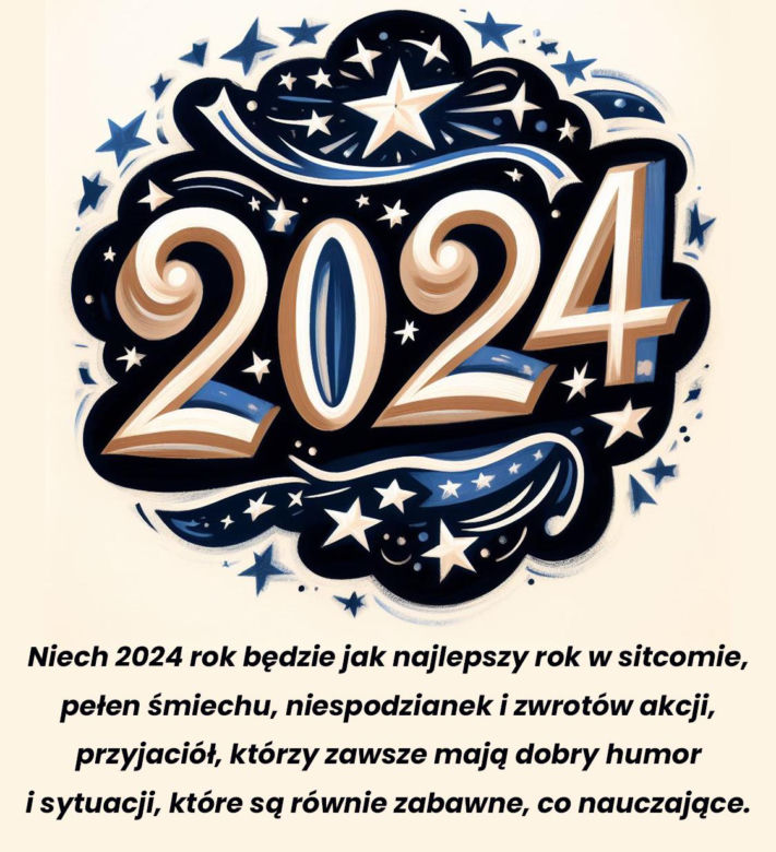 Kartka sylwestrowa śmieszna