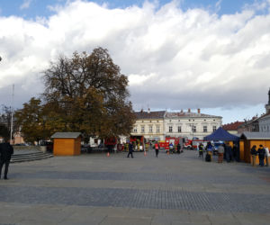 Ewakuacja ratusza w Nowym Sączu 