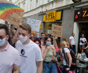 Poznań bronił TĘCZY i wyraził solidarność z Margot
