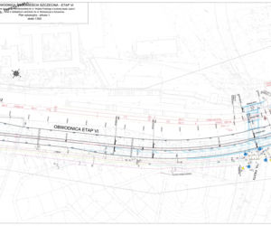 Budowa węzła Łękno - grudzień 2021