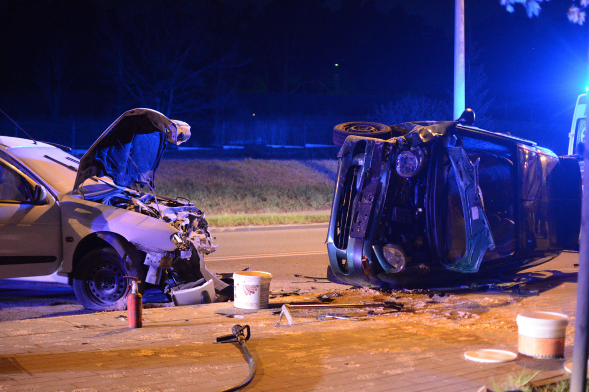 Wypadek w Grudziądzu. Sprawca miał prawie 2 promile