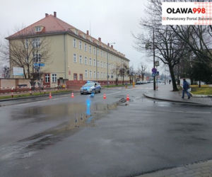 Alarm bombowy w szkole w Oławie