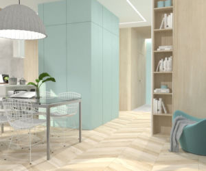 Pastelowy apartament dla pary