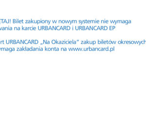 Co się zmienia w systemie UrbanCard?