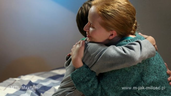 M jak miłość odc. 1113. Ewa (Dominika Kluźniak), Mateusz (Krystian Domagała)