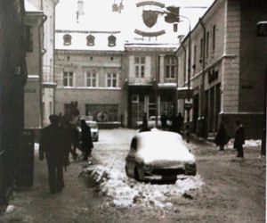 Zima 1969/1970. Ulica Grunwaldzka.