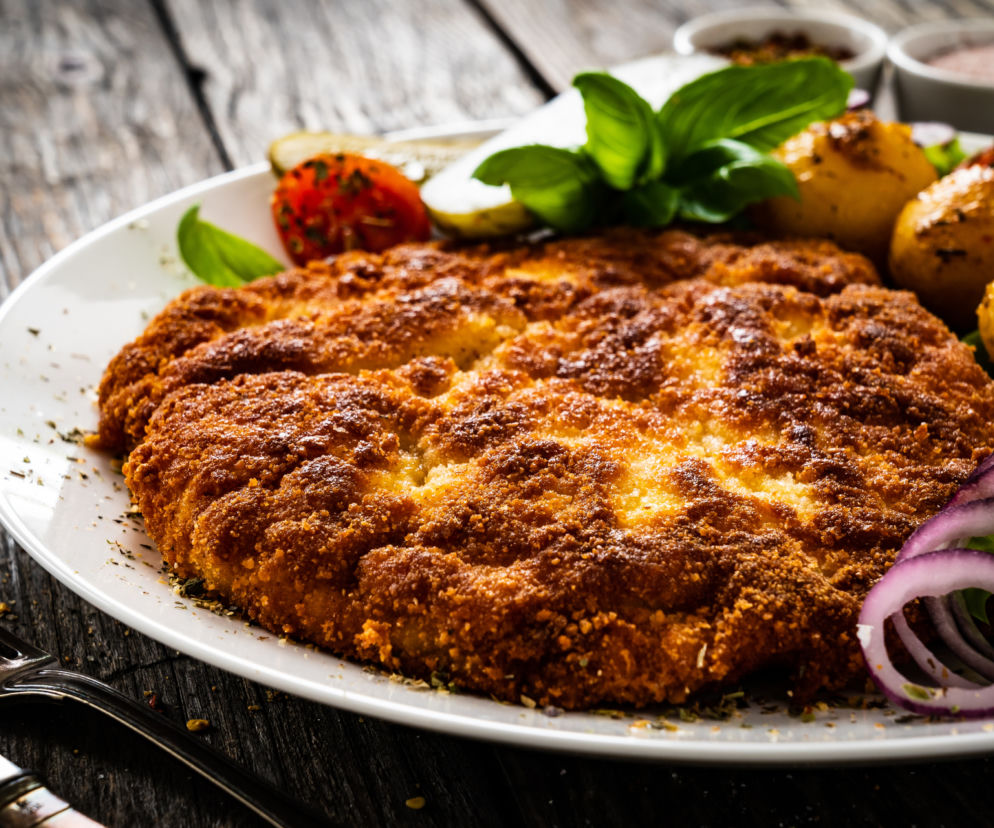 Chrupiący kotlet schabowy z karkówki 