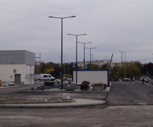 Budowa Lidla na bydgoskich Kapuściskach. Jak przebiegają prace? [ZDJĘCIA]