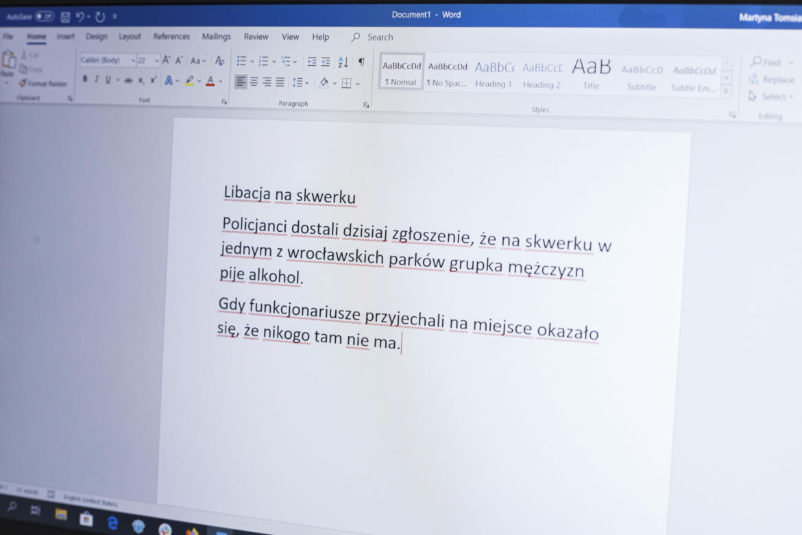 Libacja na skwerku