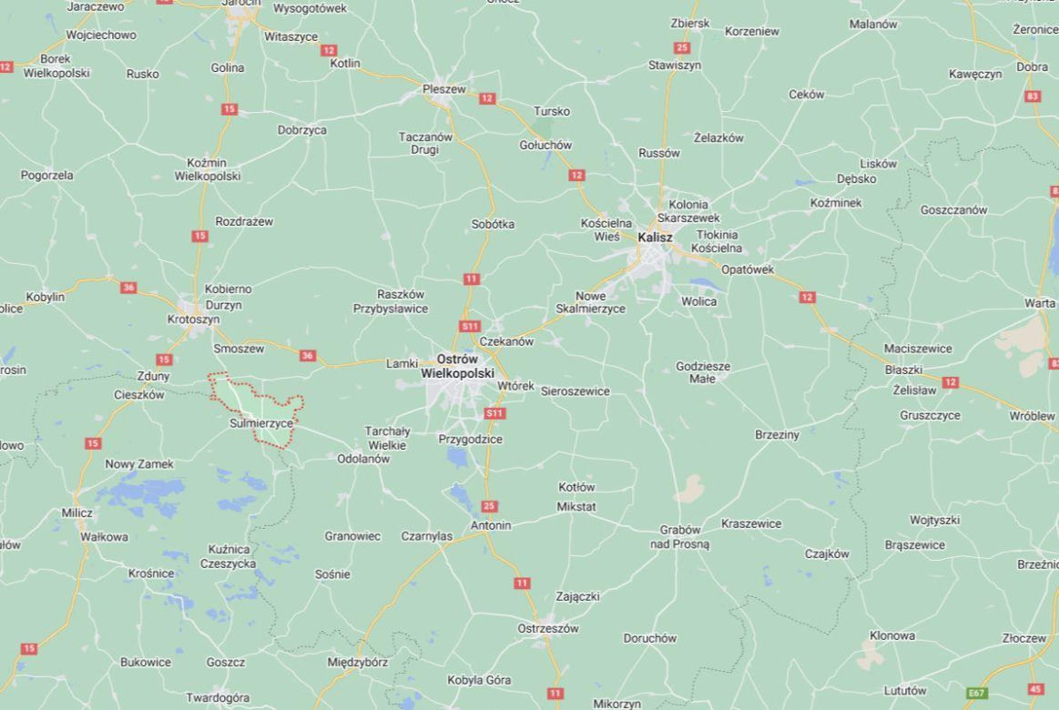 Miejsce 3. Sulmierzyce, woj. wielkopolskie