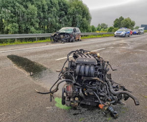 Śmiertelny wypadek na A4. Kierowca jechał pod prąd [ZDJĘCIA]