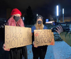 Strajk kobiet w Olsztynie (28.01.2021)