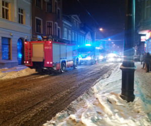 Pożar mieszkania na Wybickiego w Grudziądzu