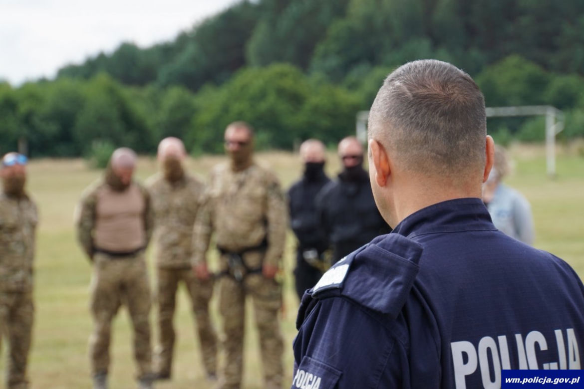 Kontrterroryści na Warmii i Mazurach