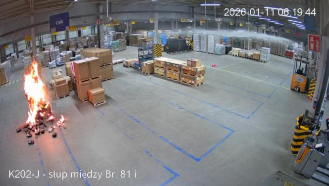Tak wybuchł pożar, który pochłonął milion złotych