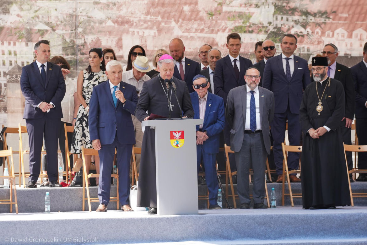 80. rocznica Powstania w Getcie Białostockim. Tak wyglądały uroczystości upamiętniające [ZDJĘCIA]