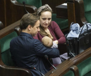 Krzysztof Bosak z żoną Kariną