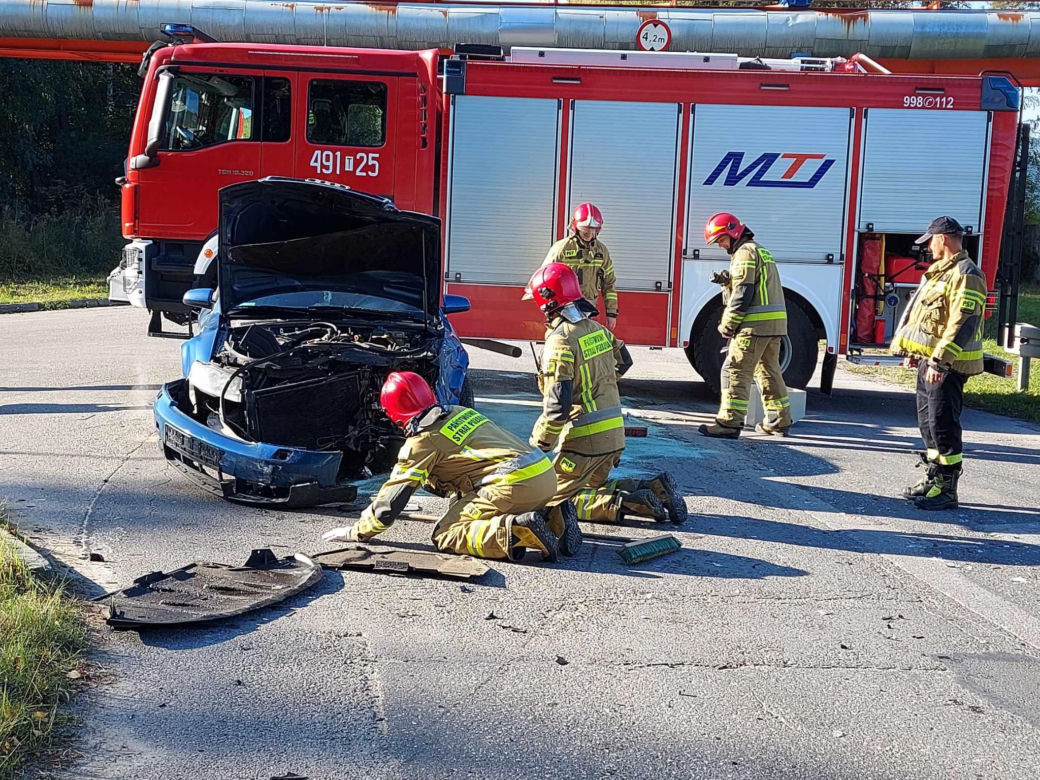 Wypadek na terenie SSE Starachowice