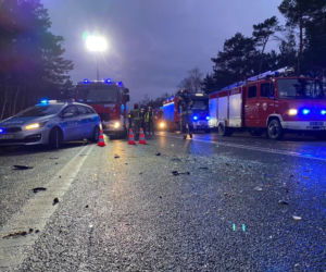 Poważny wypadek w Przyłubiu, na trasie Bydgoszcz - Toruń!