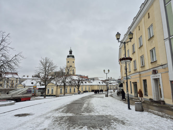 Ozdoby świąteczne oraz jarmark w Białymstoku