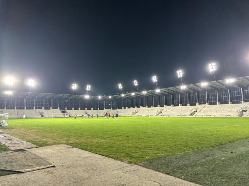 Oświetlenie stadionu przy ul. Kilińskiego w Nowym Sączu 