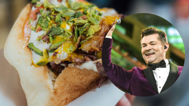 Król disco polo otworzy znany kebab