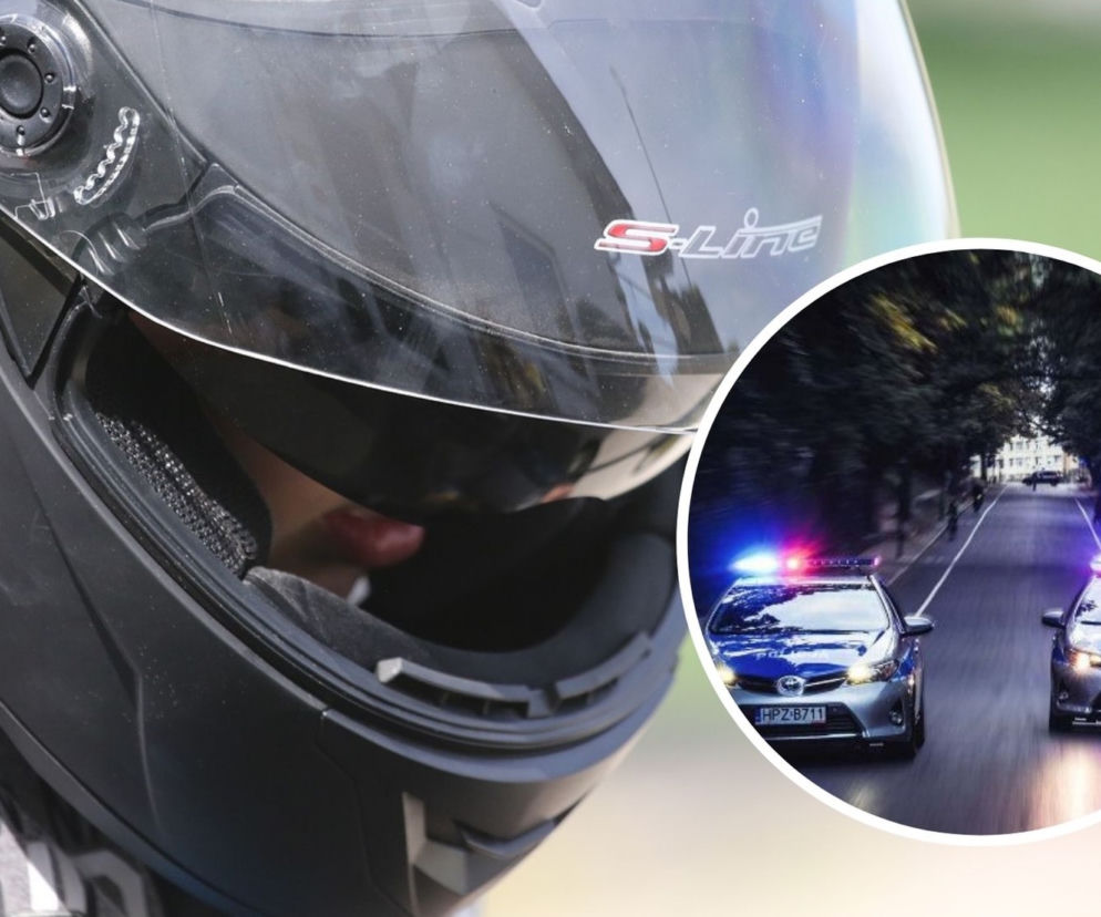 Łódzkie: 16-latek uciekał przed policją na motocyklu. Wcześniej... PIŁ ALKOHOL!